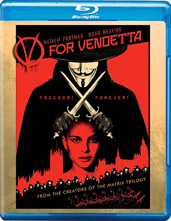 V For Vendetta Blu-ray Front Cover