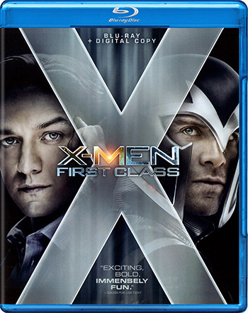 X-men First Class Blu-ray Front Cover